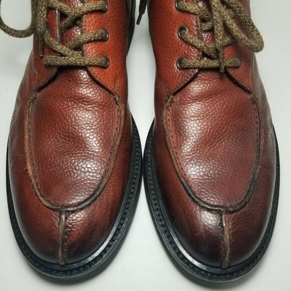 Doucal\'s Casual Chukka Boots brown size 41 lace up flannel lined ankle booties main image 5